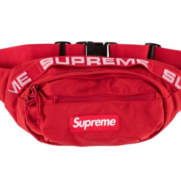 red nike bum bag